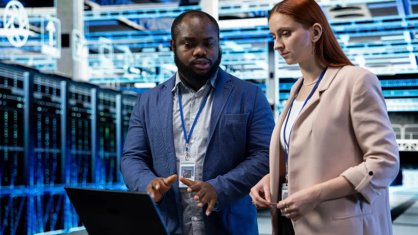IT professionals reviewing infrastructure during ransomware recovery planning